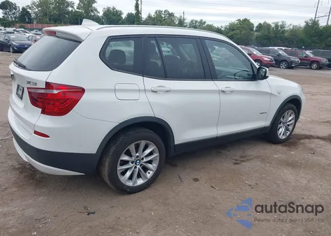 2014 BMW X3 xDrive28I из США, поврежденный, VIN 5UXWX9C55E0D11028